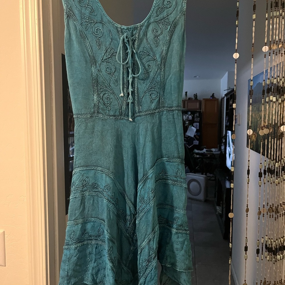 Boho/Hippie Embroidered Dress - Picture 5 of 10